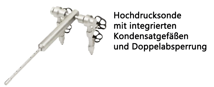 Dampf Hochdrucksonde